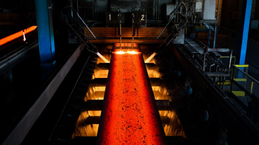 Production of crude steel